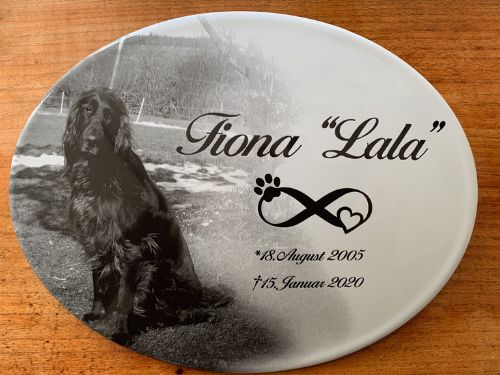 auwaerter-emailschilder-hilfreiche-hinweisschilder-oval Namensschild mit Symbol einer Katze