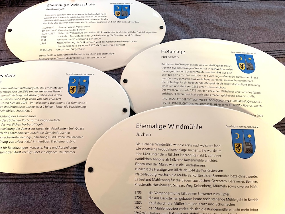 Hinweisschild mit Infos zu Weingut Bürgerspital Würzburg